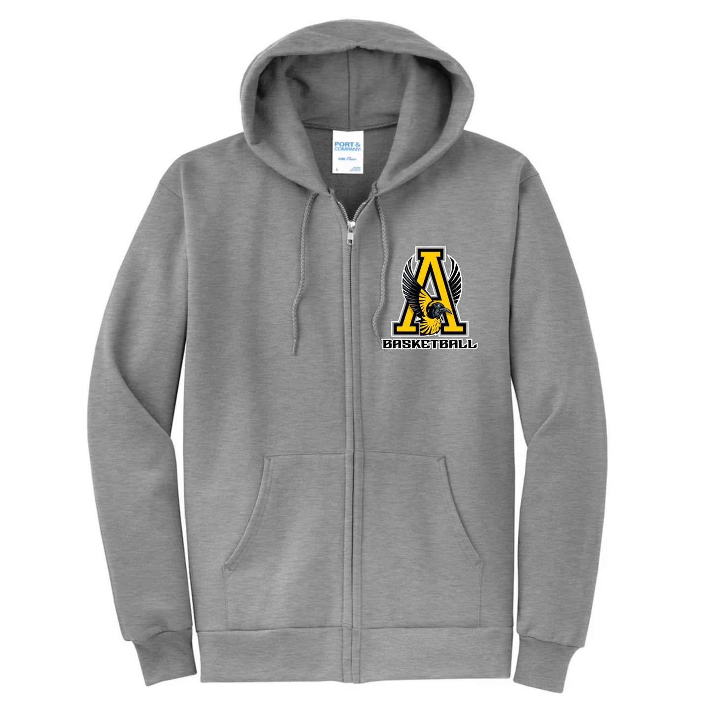 Avon Basketball Logo Zipup Hoodie