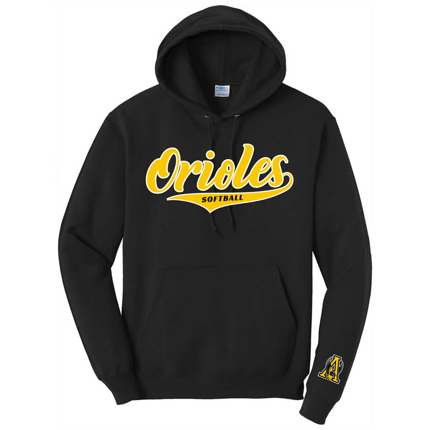 Orioles Script Softball Hoodie