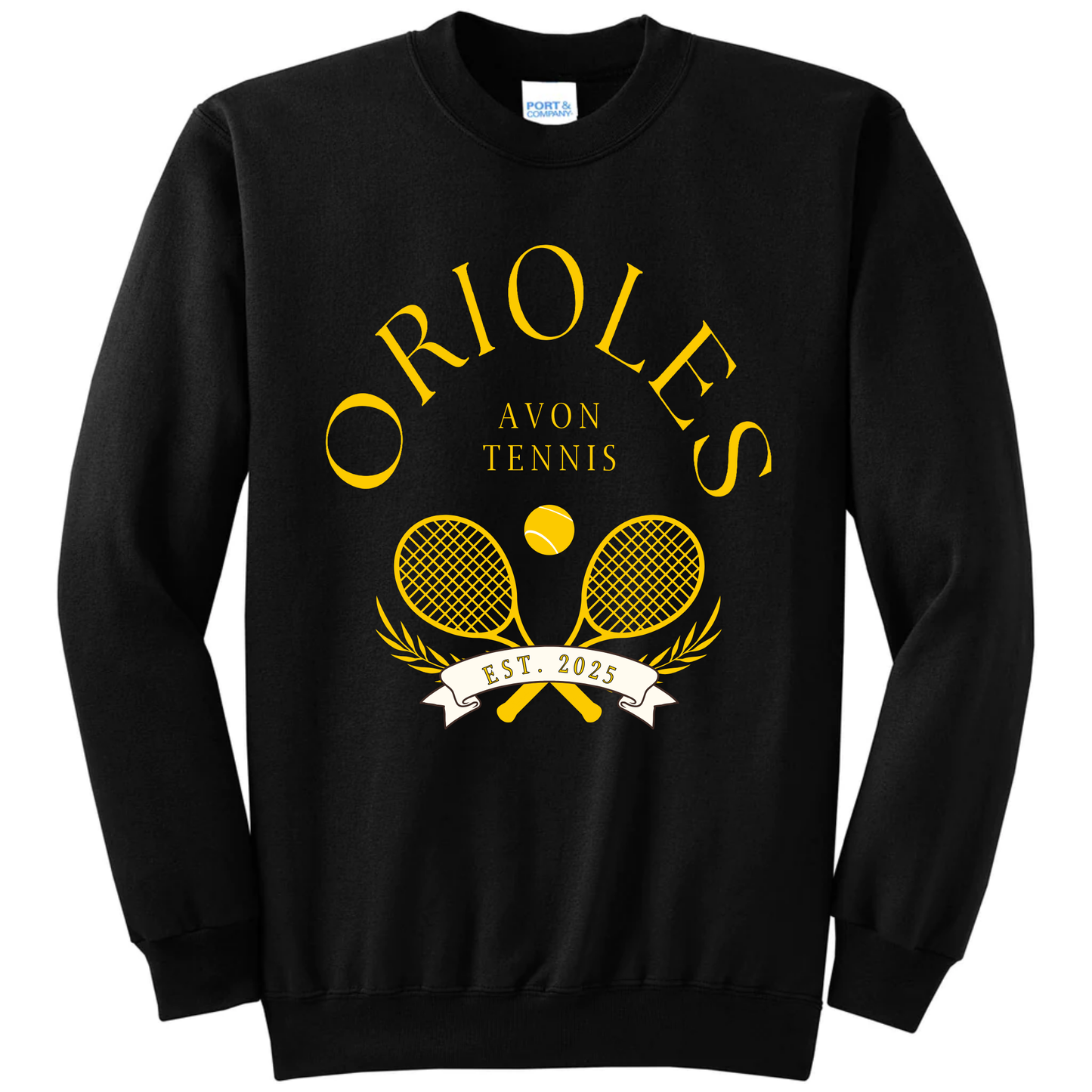 Vintage Orioles Tennis Crew