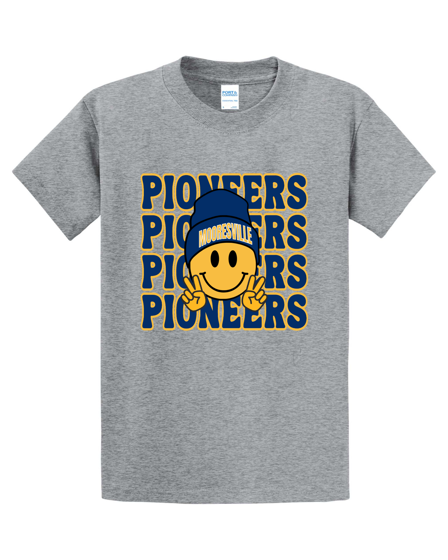 Mooresville Smiley No Lashes Tee