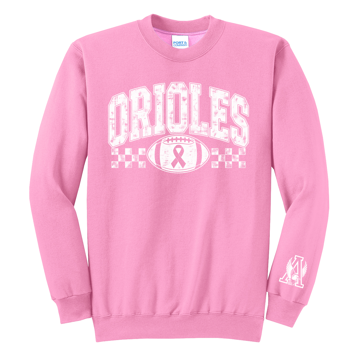 Orioles Pink Out Football Crew