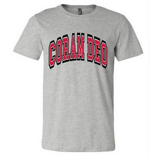Coram Deo Varsity Tee