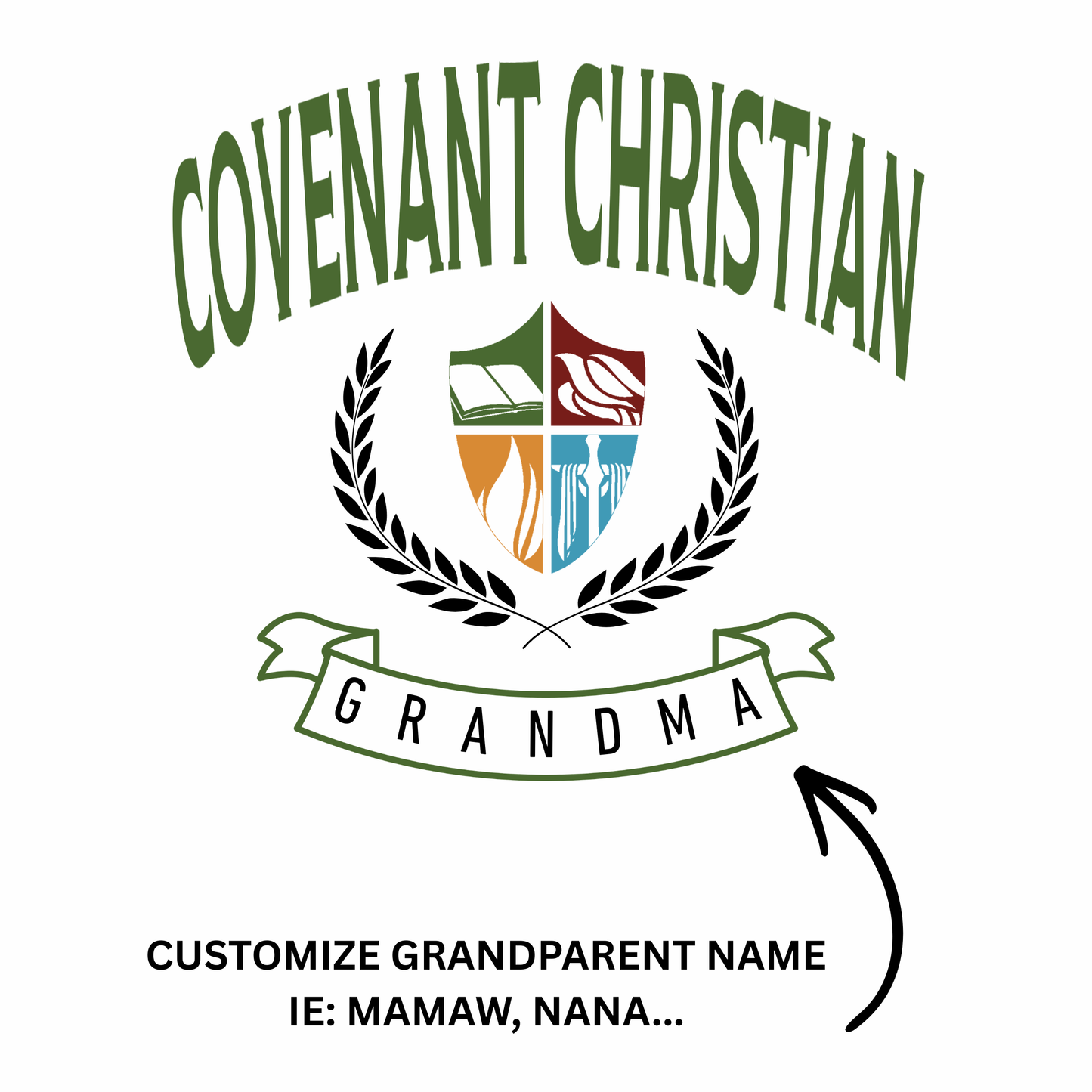 Covenant Christian Grandparent -Custom Grandparent Name