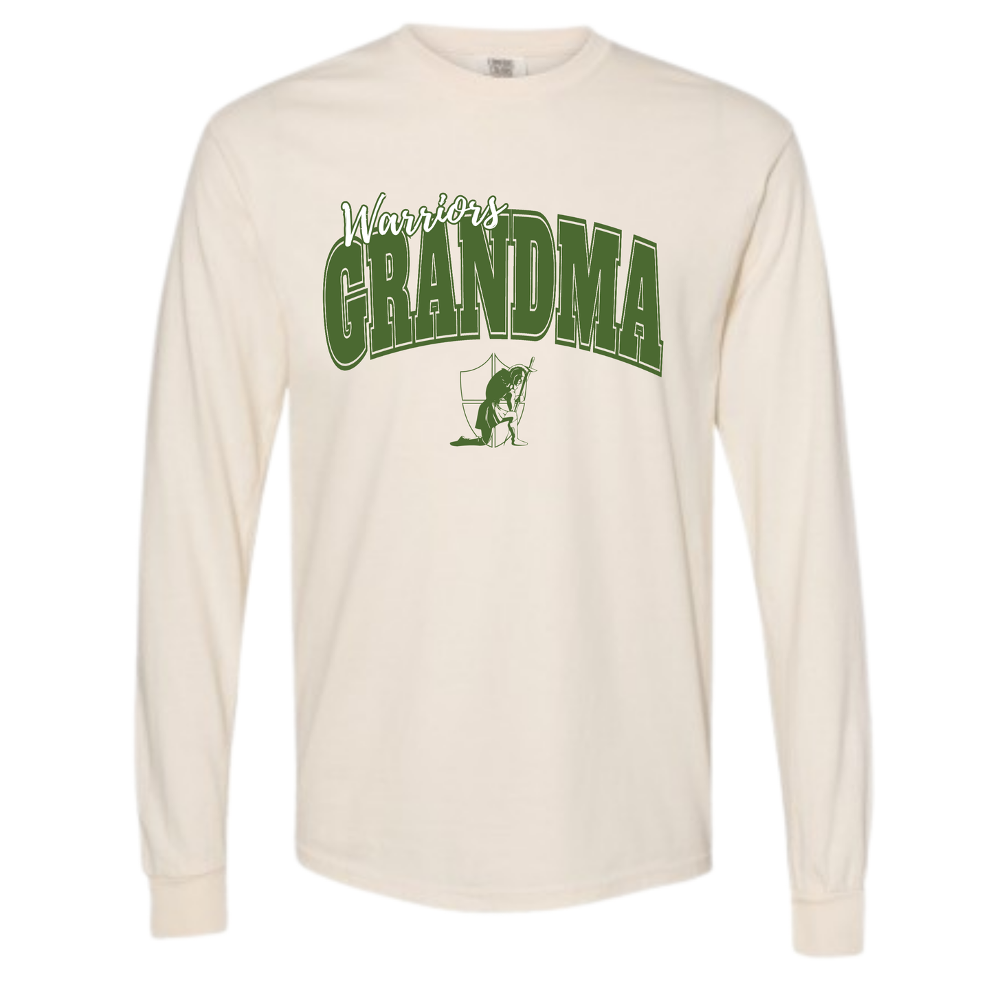 Warriors Varsity Grandma Long Sleeve Tee