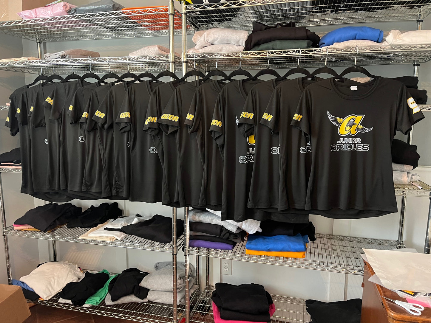 12U Junior Orioles Softball Shirts