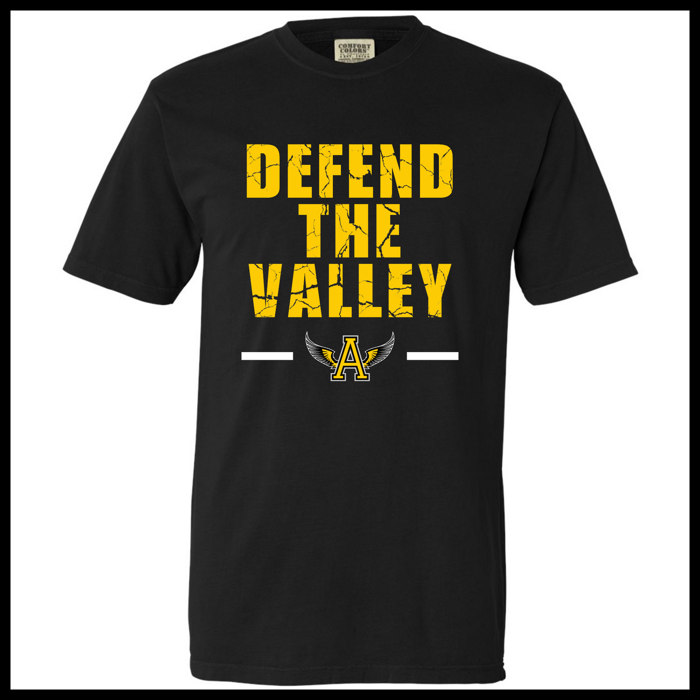 Defend the Valley Wing ADULT LARGE Tee -ready to ship