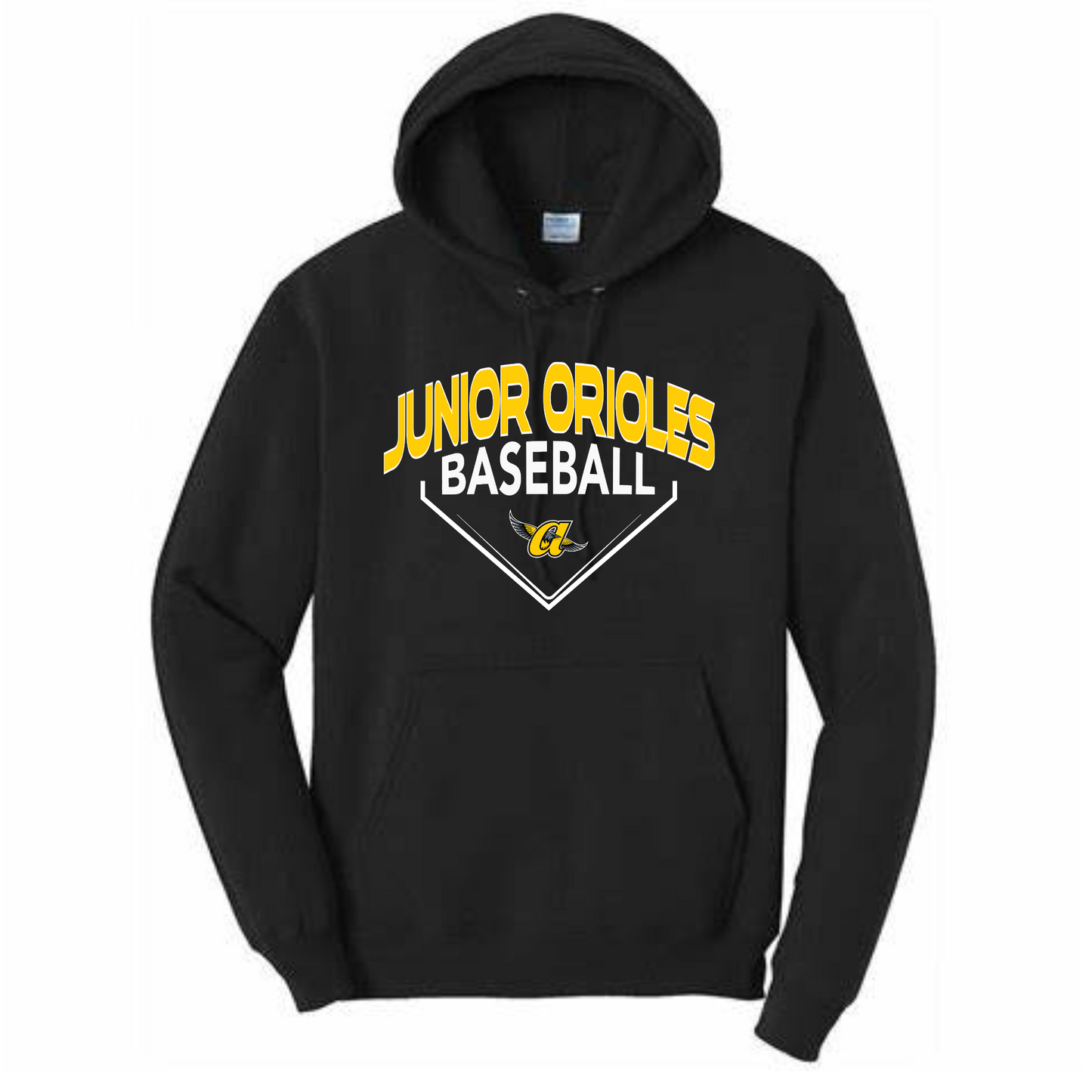 Varsity JO Baseball Hoodie (Black)