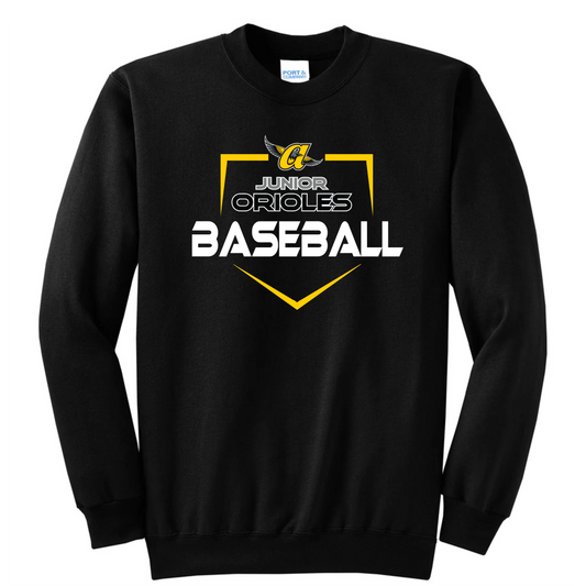 Homerun JO Baseball Crew (Black)