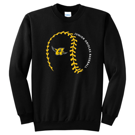 Strikeout JO Baseball Crew (Black)