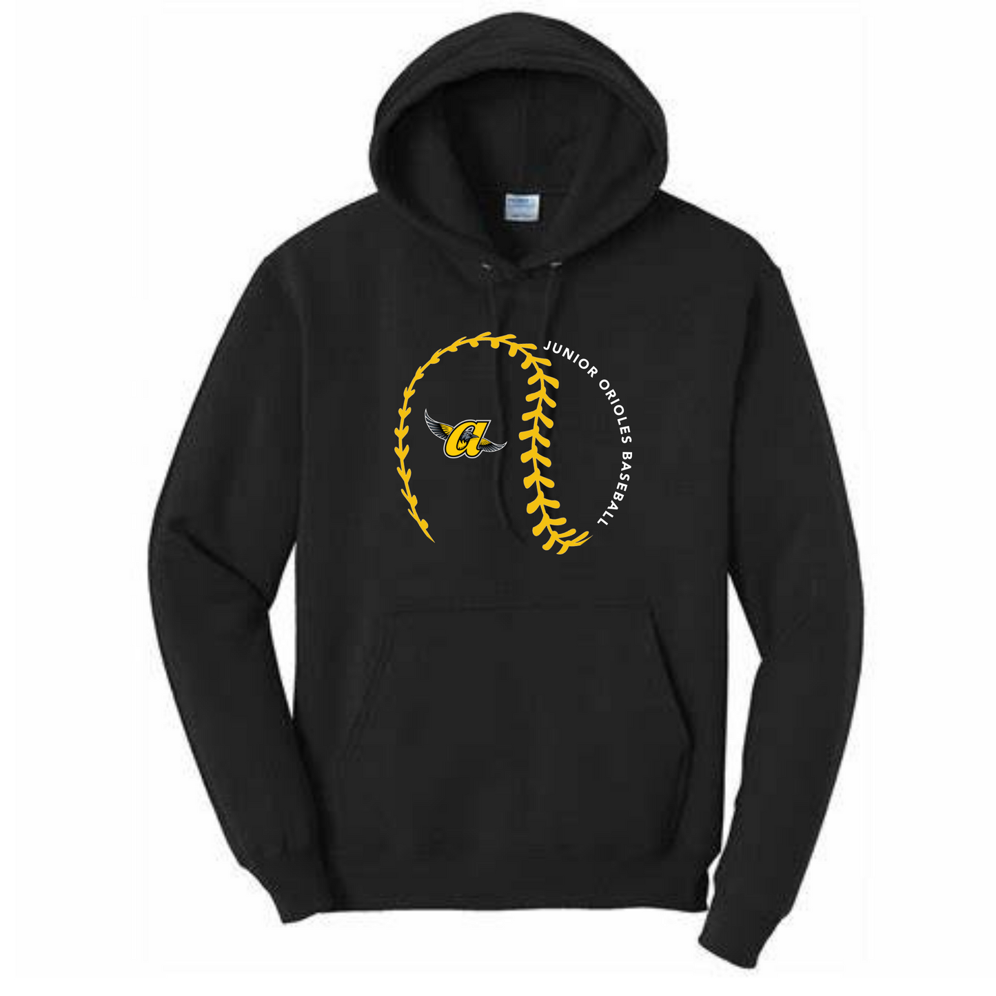 Strikeout JO Baseball Hoodie (Black)