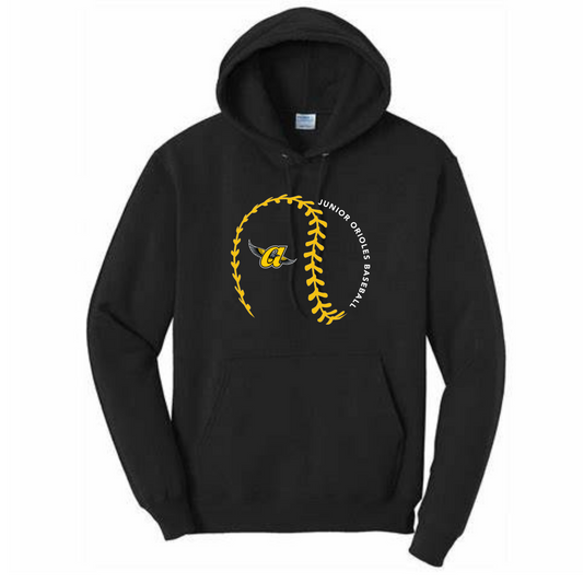 Strikeout JO Baseball Hoodie (Black)