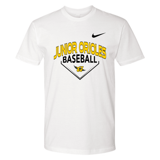 Varsity JO Baseball Adult Drifit Tee (White)