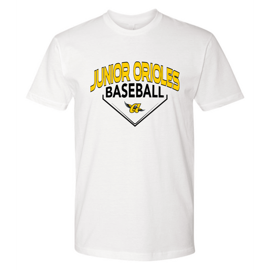 Varsity JO Baseball Youth Tee (White)