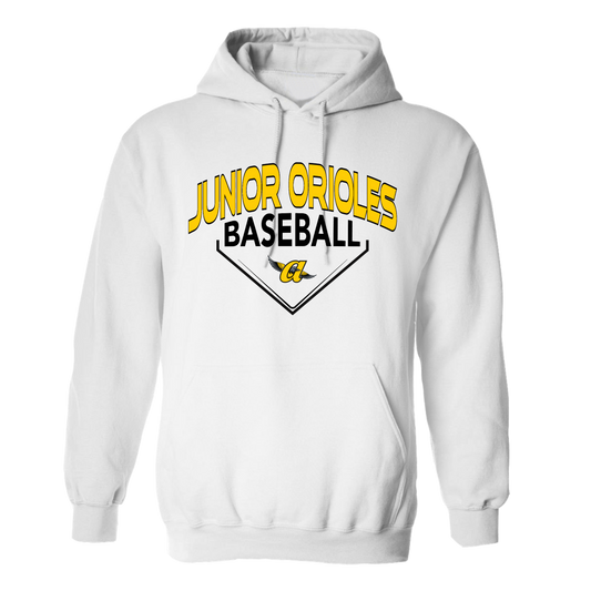 Varsity JO Baseball Hoodie (White)