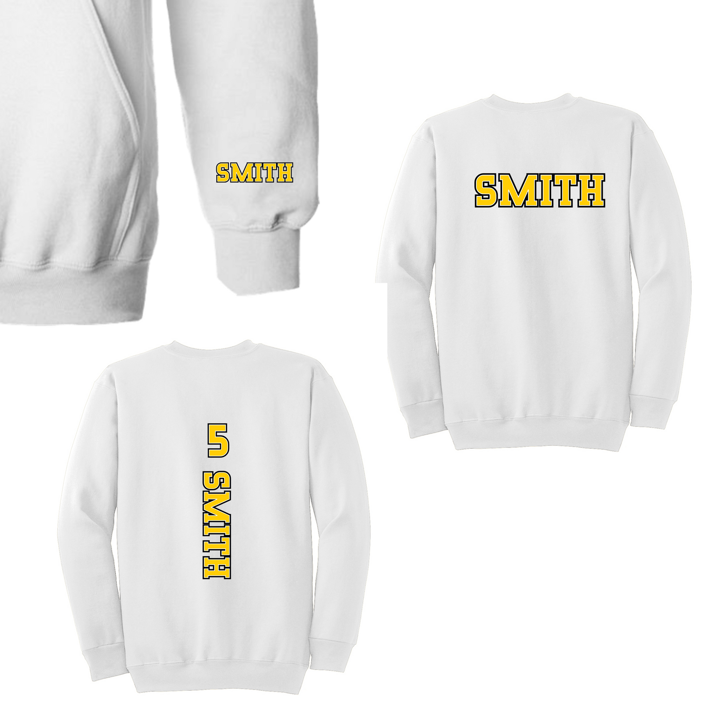 Varsity JO Baseball Crew (White)