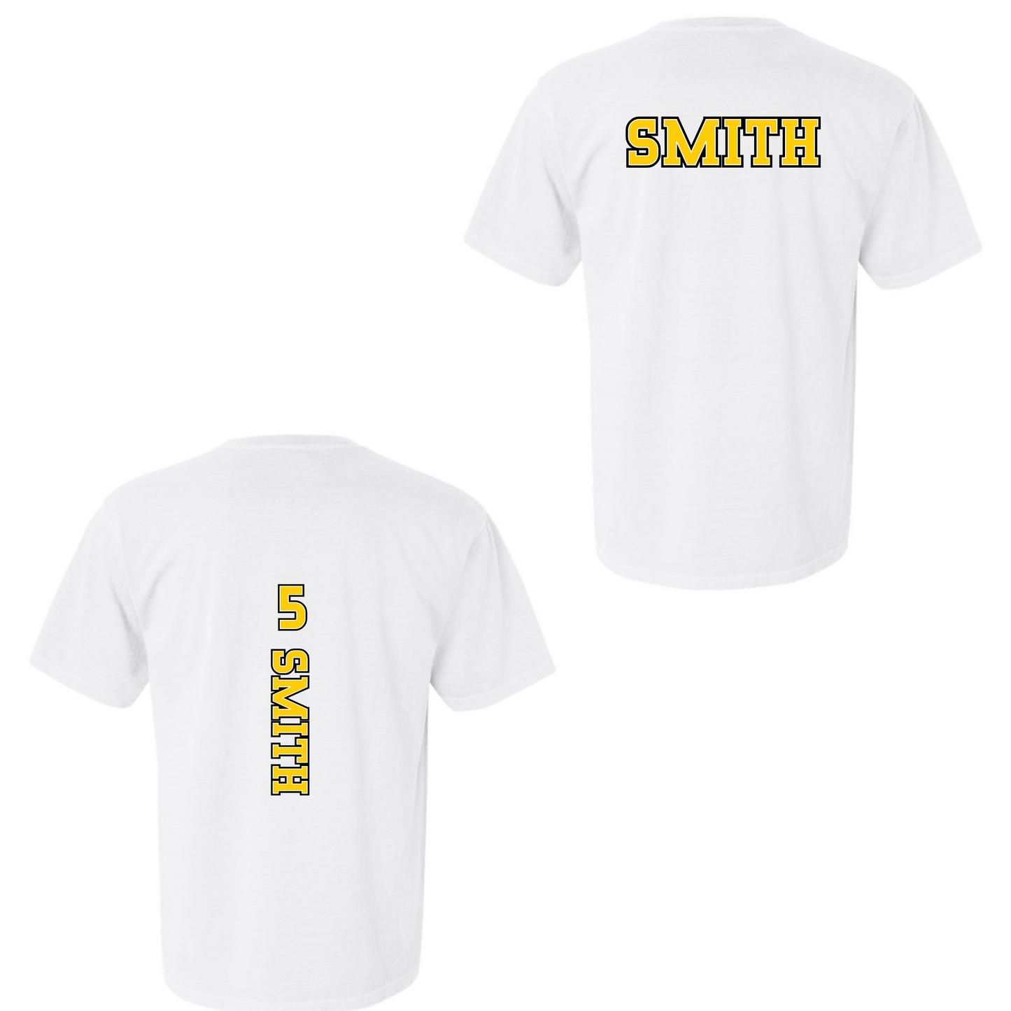 Strikeout JO Baseball Adult Cotton Tee (White)