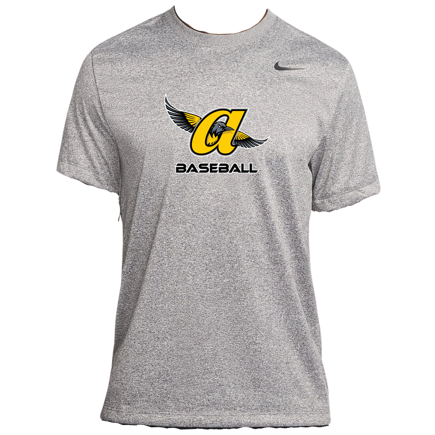 JO Baseball Logo Adult Drifit Tee (Gray)