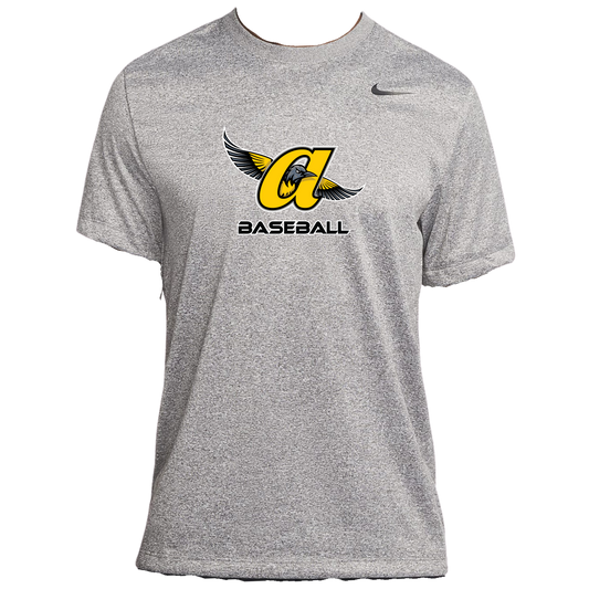 JO Baseball Logo Adult Drifit Tee (Gray)