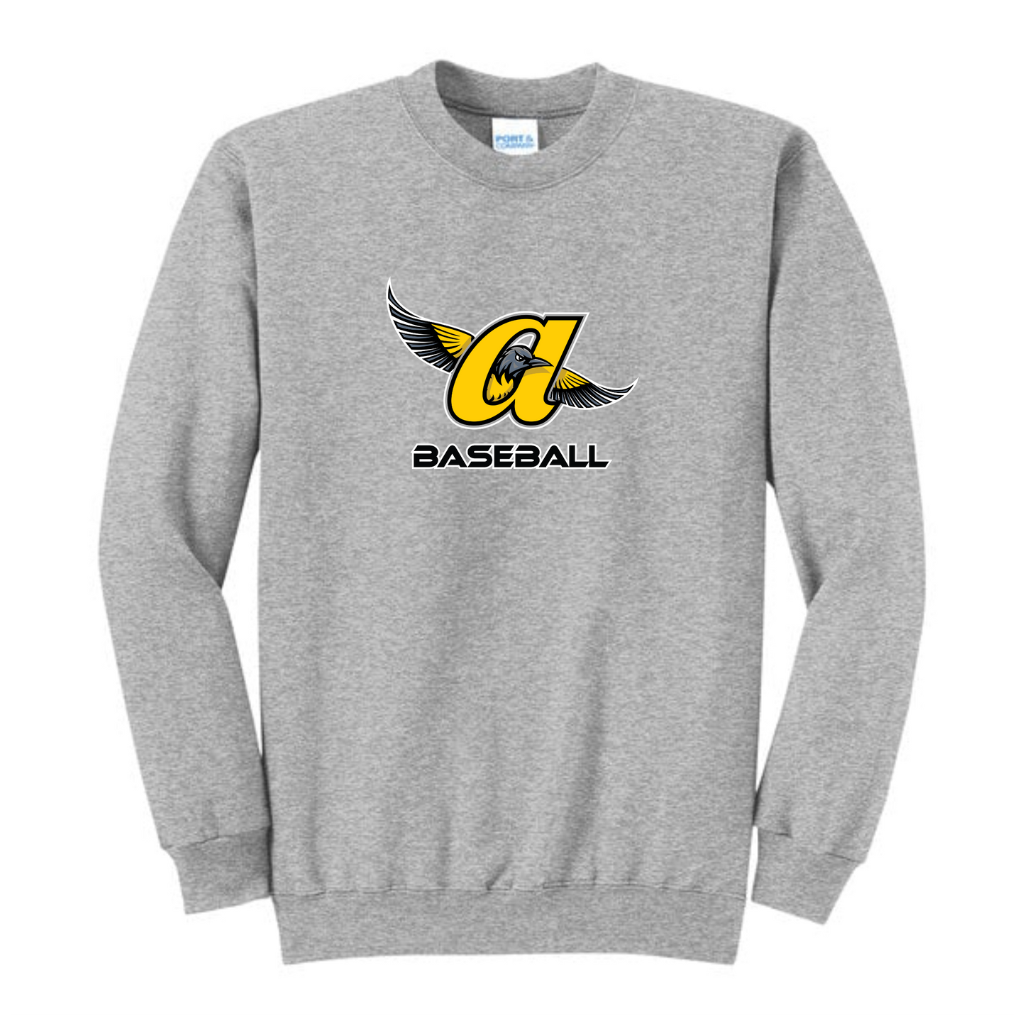 JO Baseball Logo Crew (Gray)
