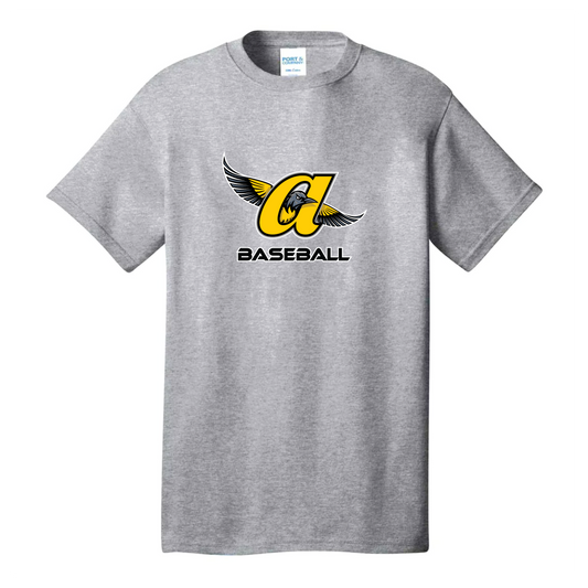 JO Baseball Logo Youth Tee (Gray)