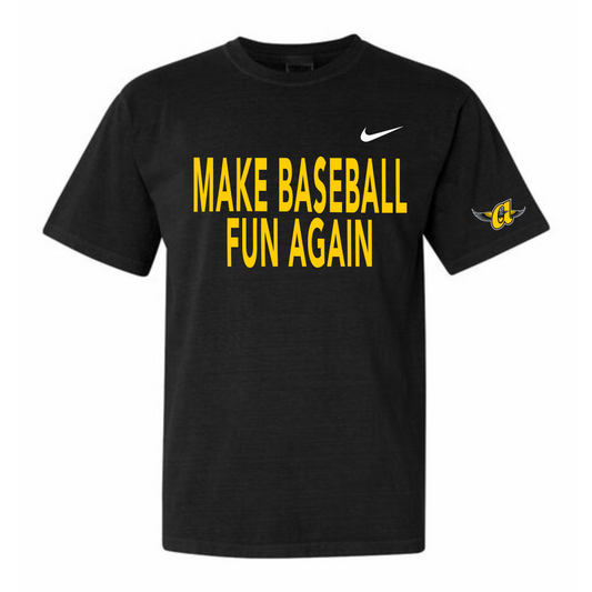 Make Baseball Fun Adult Drifit Tee