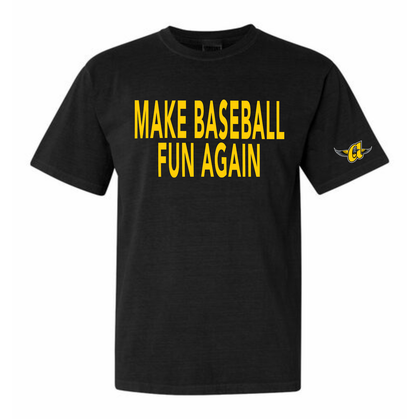 Make Baseball Fun Adult Cotton Tee