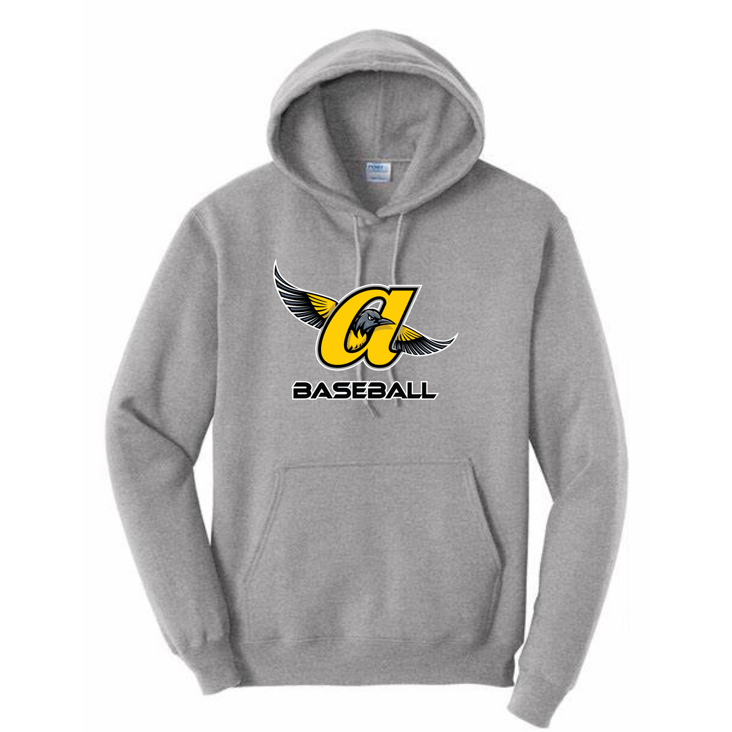 JO Baseball Logo Hoodie (Gray)