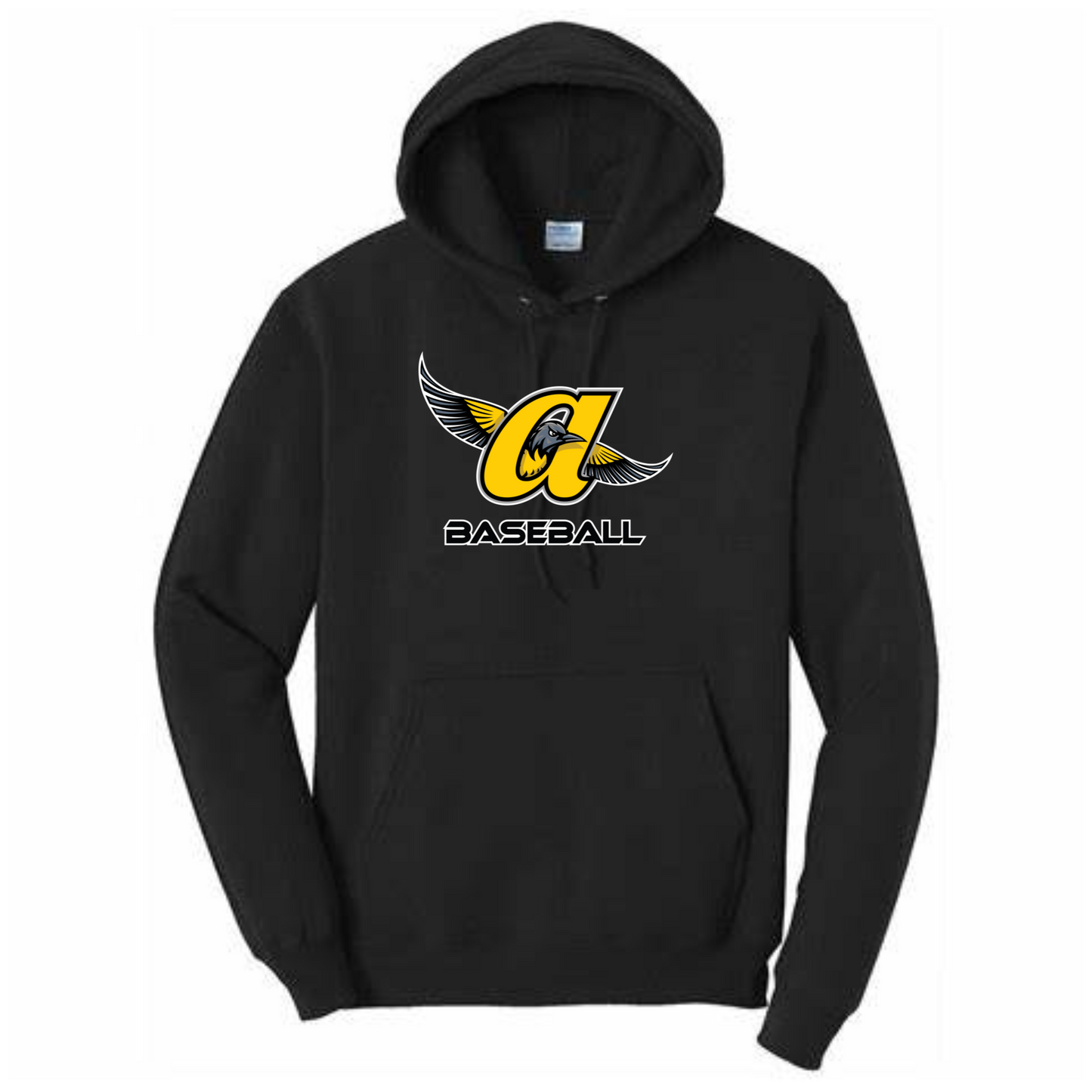 JO Baseball Logo Hoodie (Black)