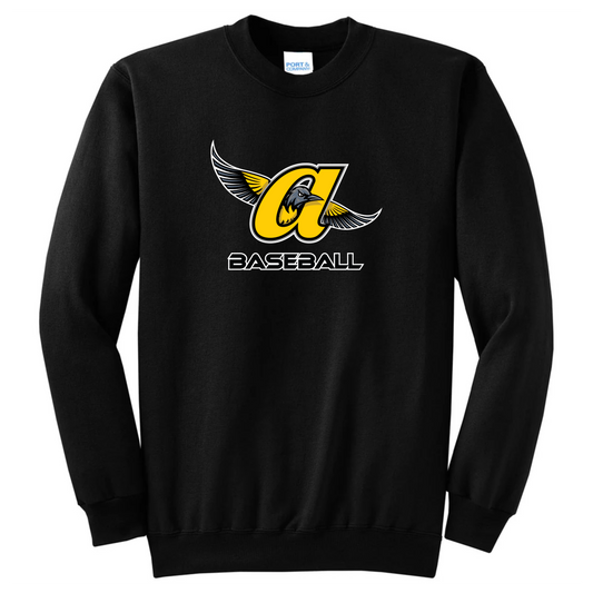 JO Baseball Logo Crew (Black)
