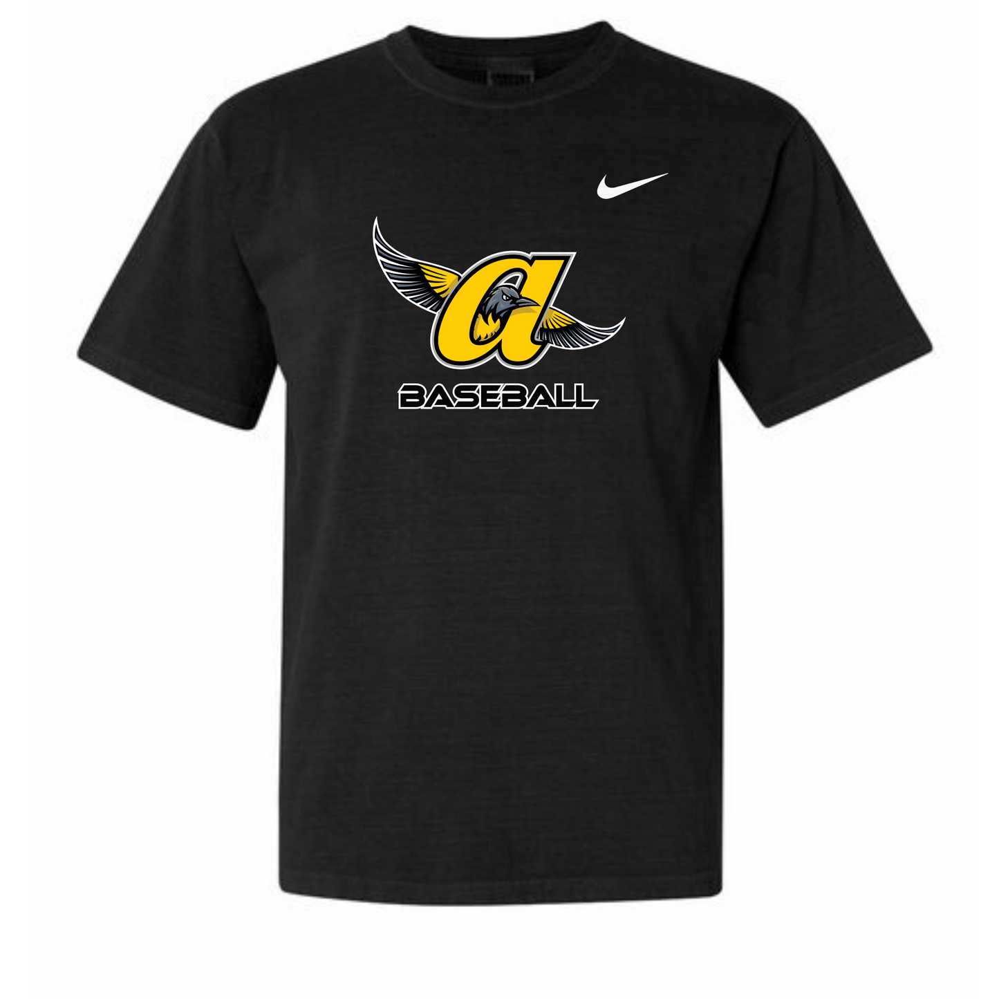 JO Baseball Logo Adult Drifit Tee (Black)