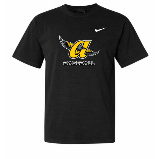JO Baseball Logo Adult Drifit Tee (Black)