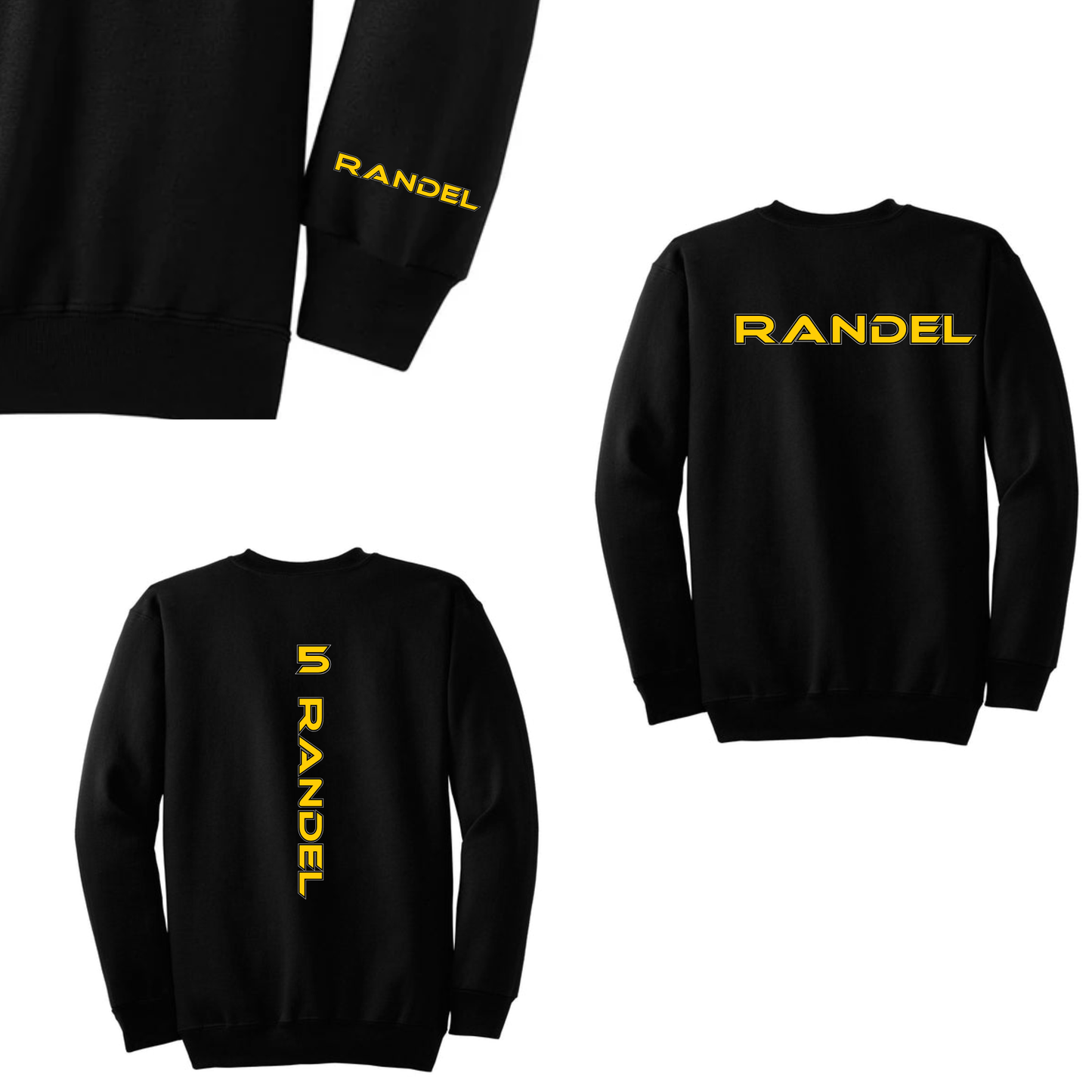Black and Gold Football Crew