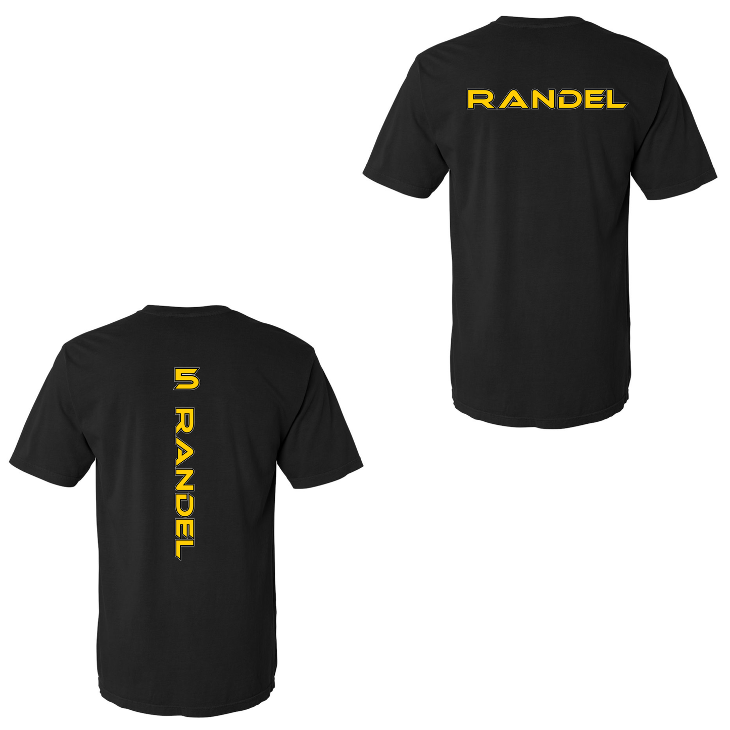 Black and Gold Football Youth Tee
