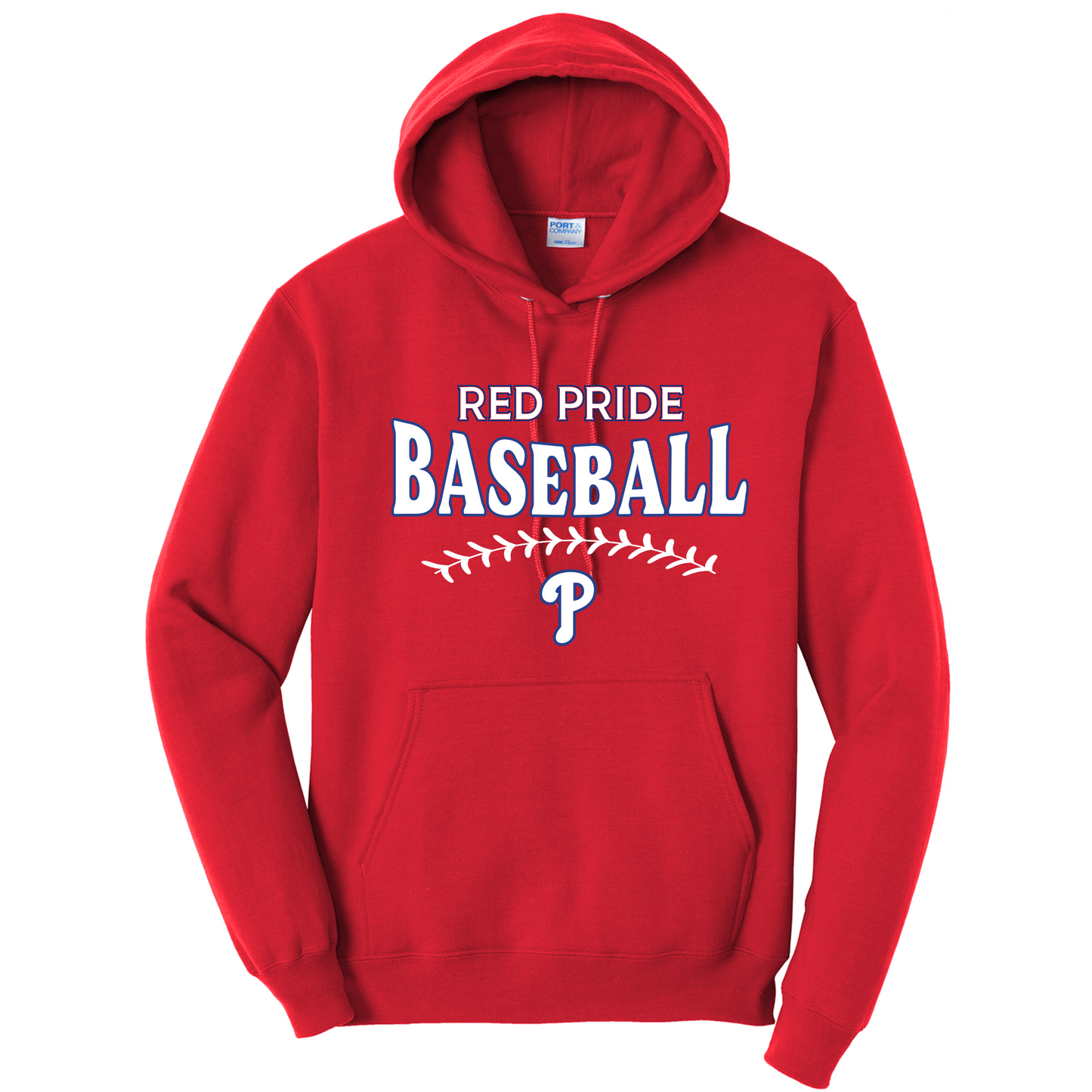Red Pride Stitch Hoodie
