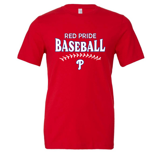Red Pride Stitch Youth Tee