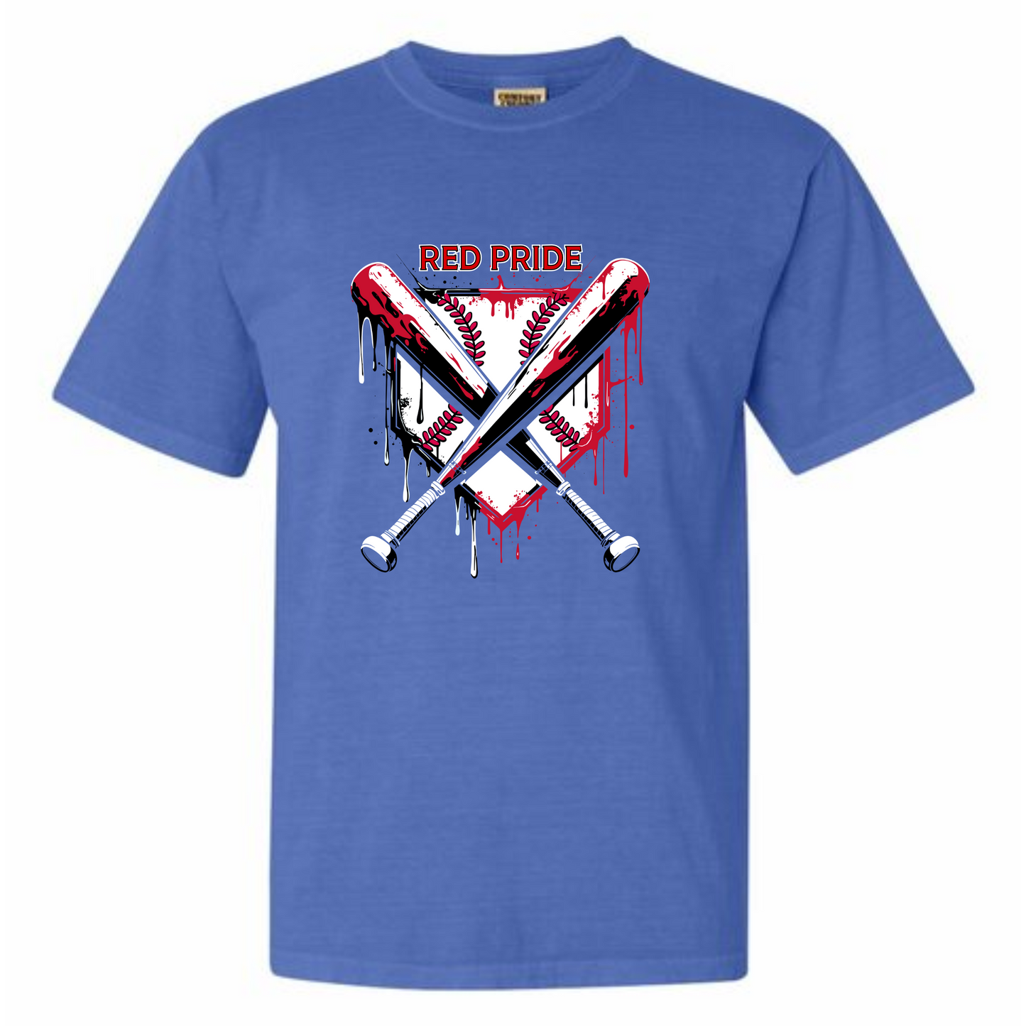 Red Pride Drip Adult Tee