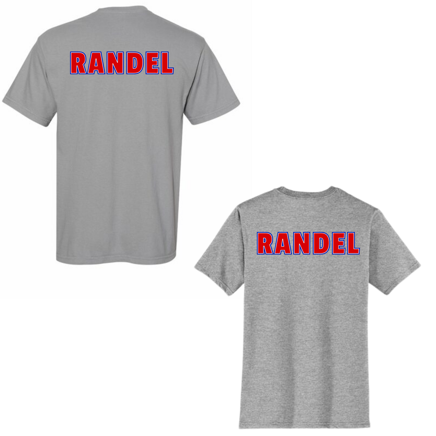 Plainfield Red Pride Baseball Adult Tee