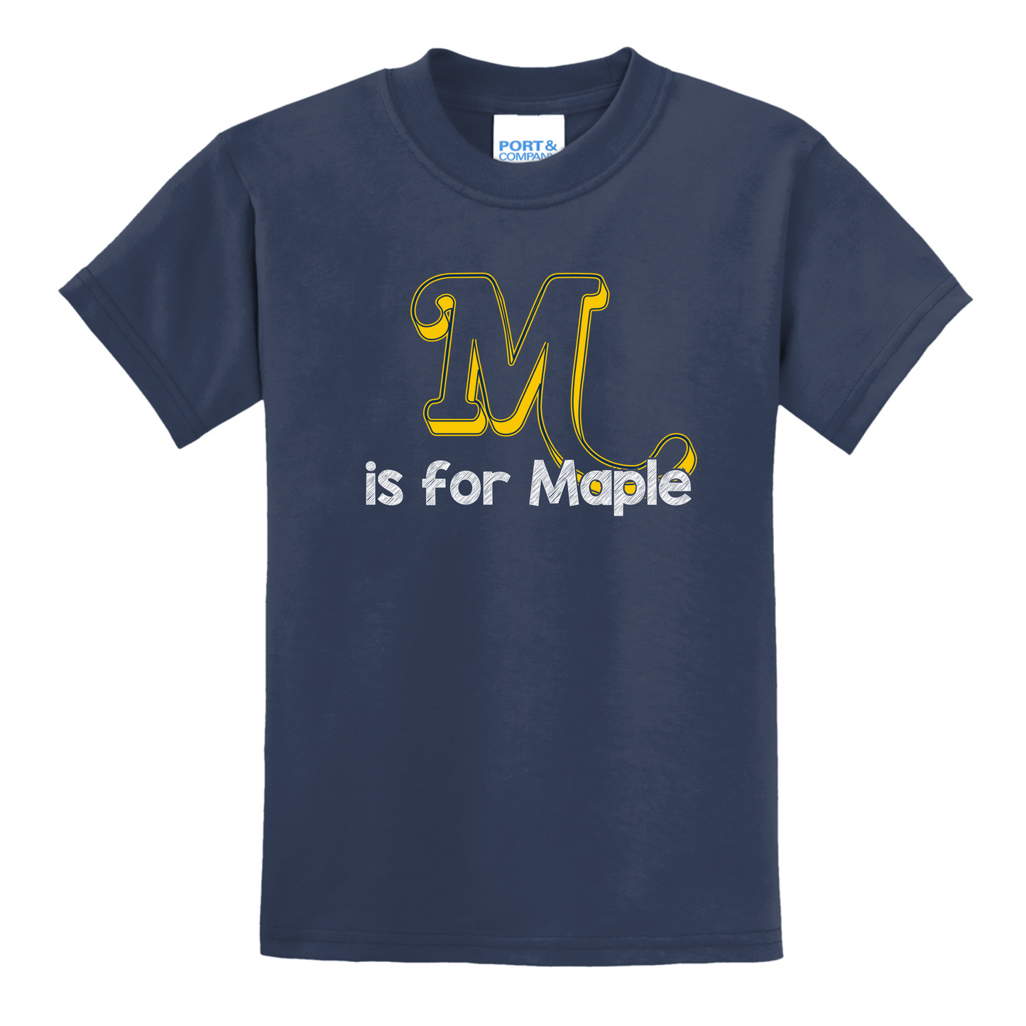 M is for Maple Youth Tee