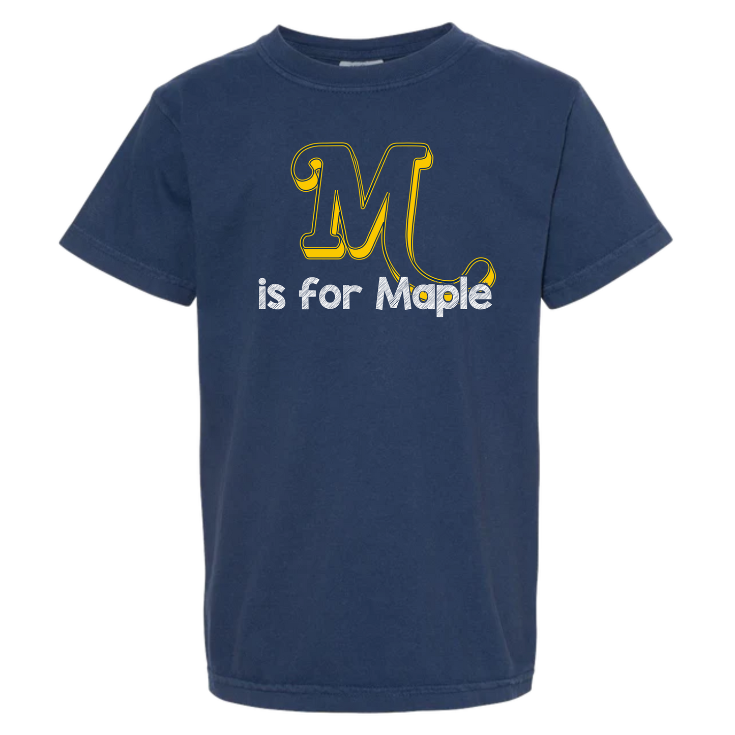 M is for Maple Basic Adult Tee