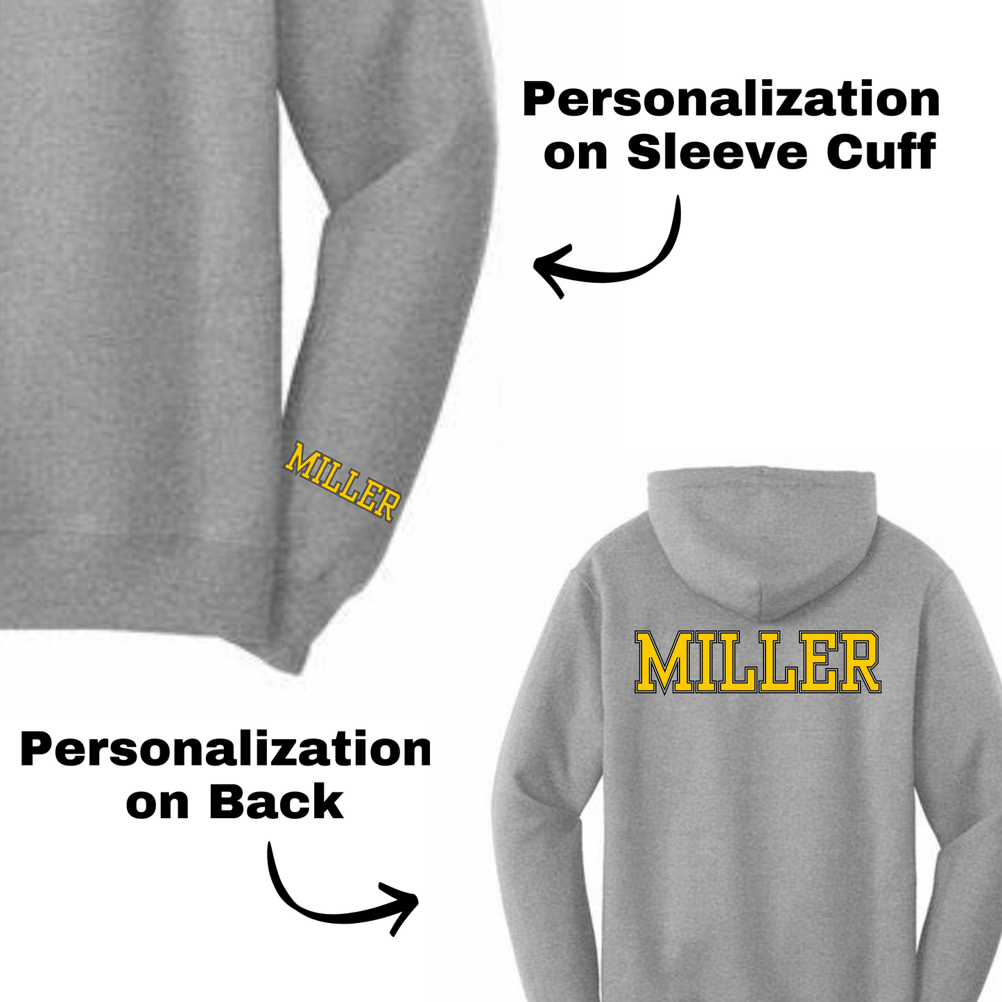 Avon Basketball Logo Zipup Hoodie