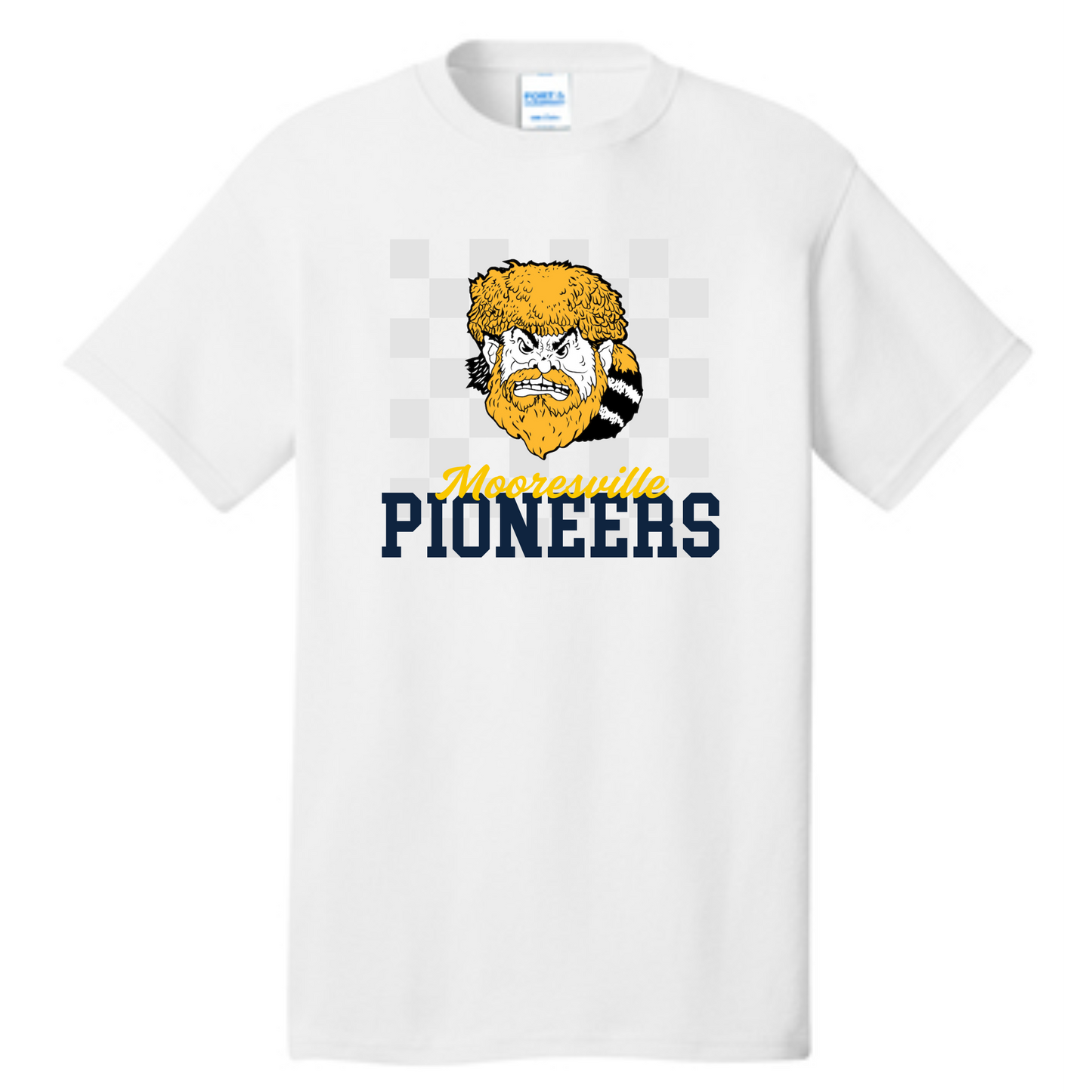 Mooresville Pioneers Checkered Tee