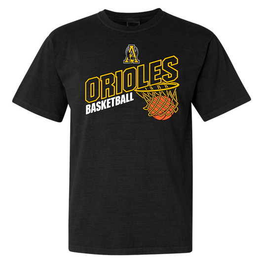 Orioles Basketball Net Youth Tee