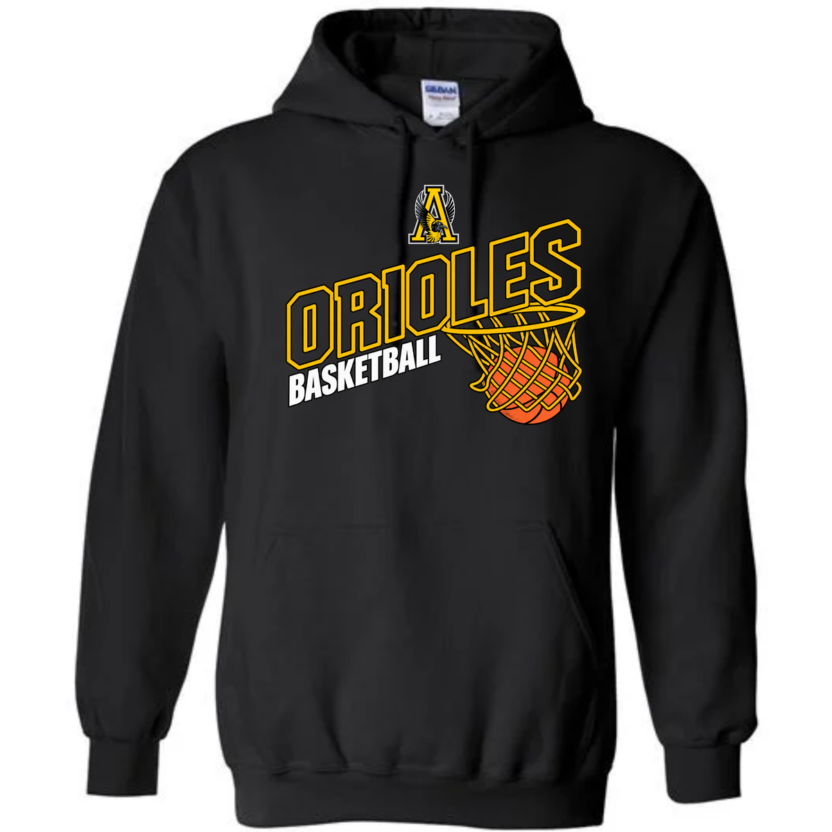 Orioles Basketball Net Hoodie