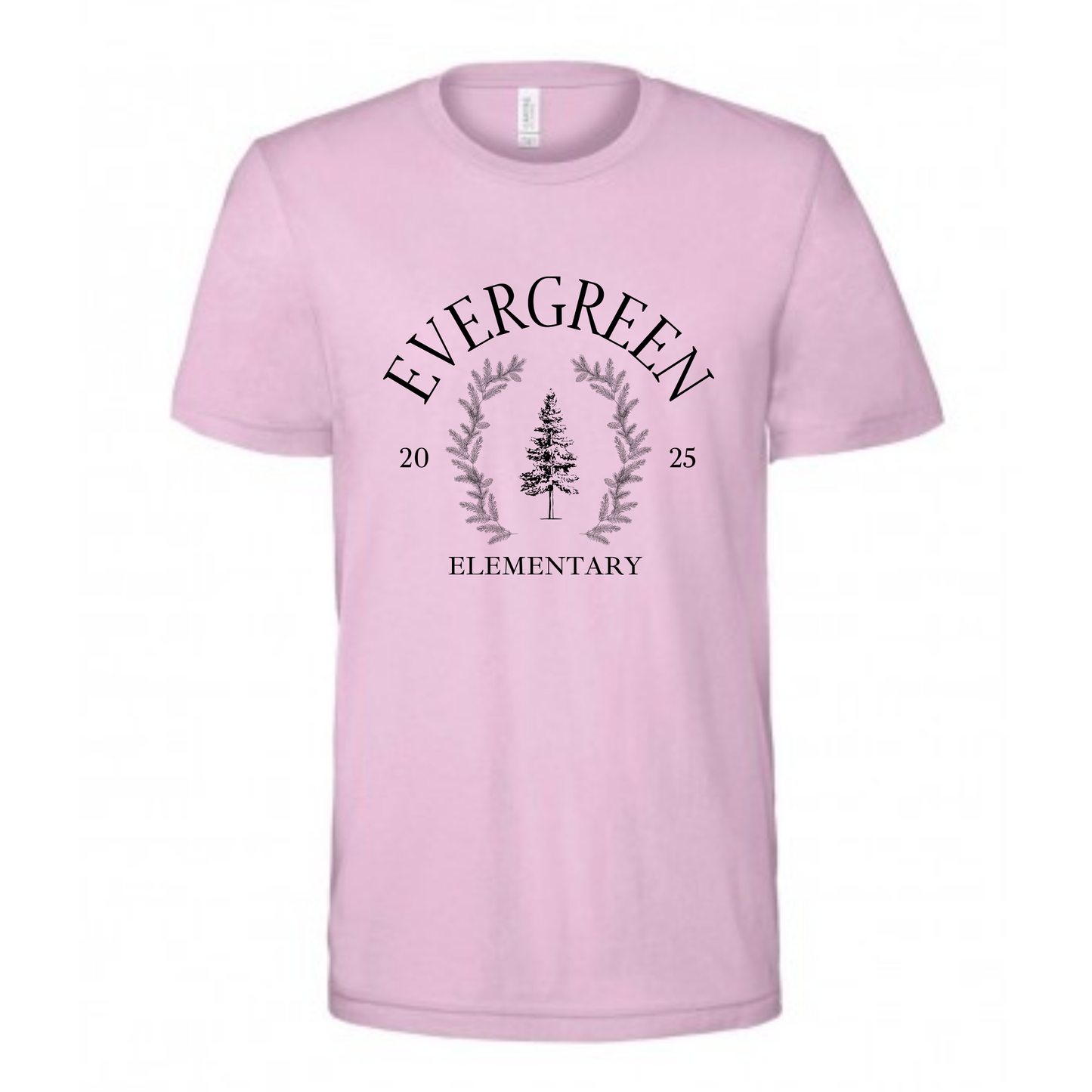 Evergreen Tree Elementary Adult Tee
