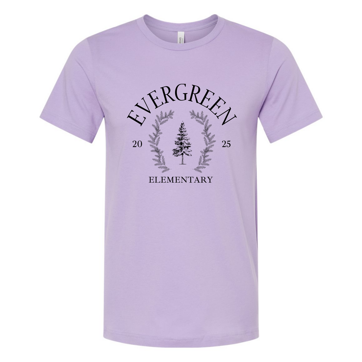 Evergreen Tree Elementary Adult Tee