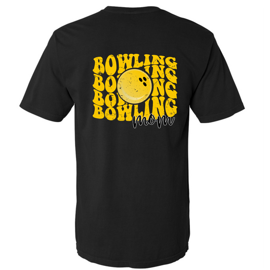 Bowling Mom Tee (Black)