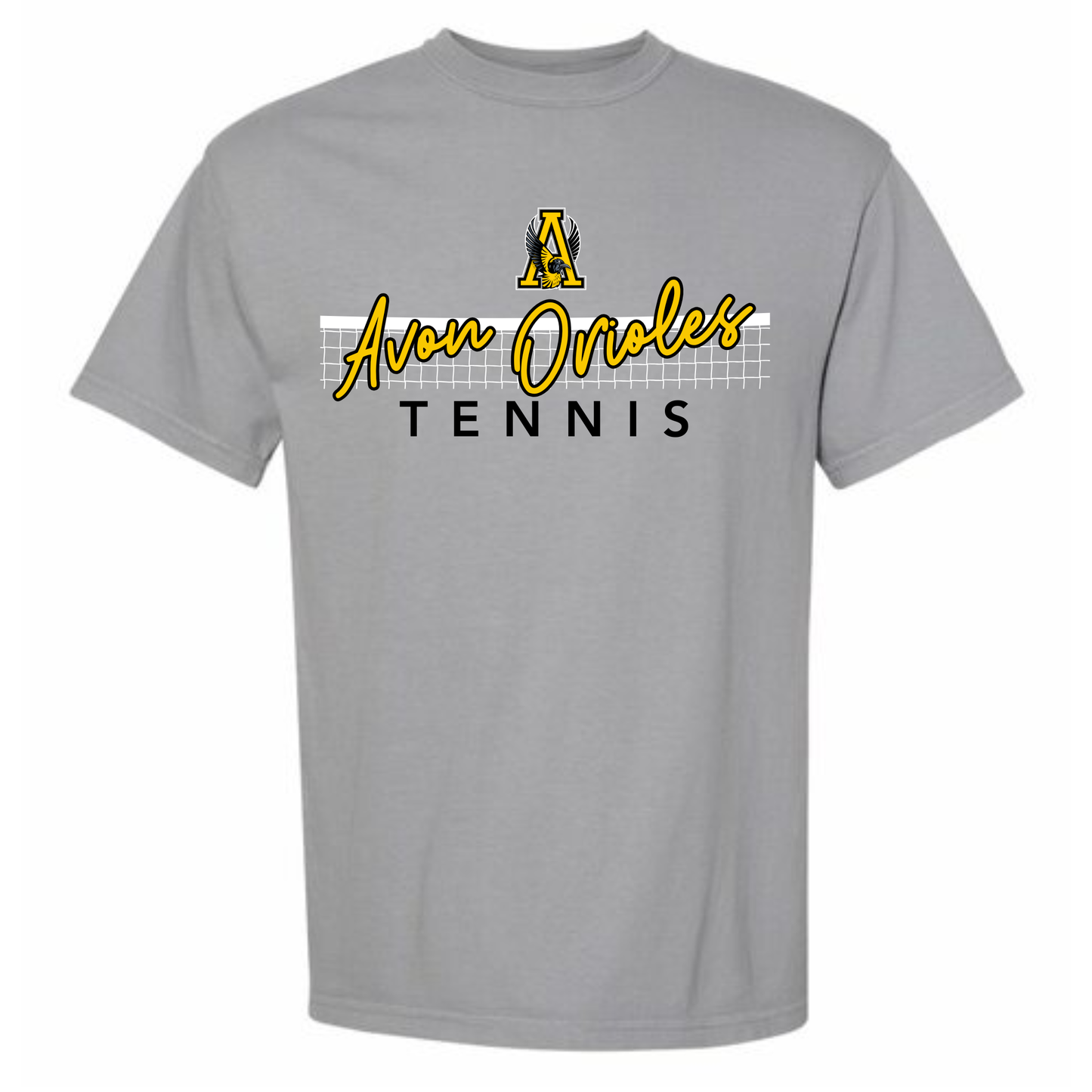 Gray Avon Tennis Adult Tee