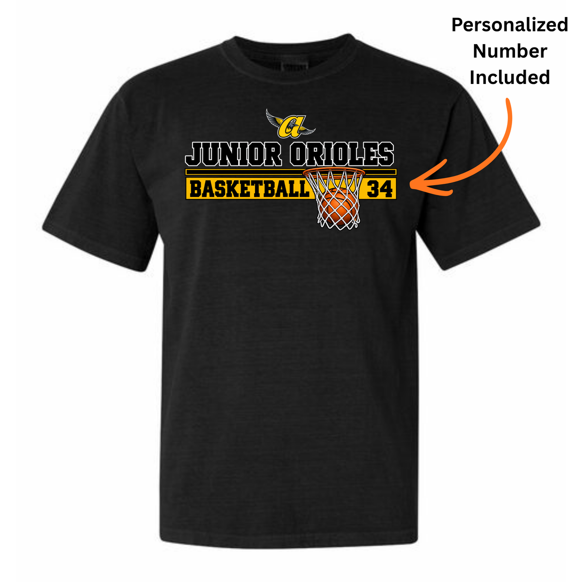 Personalized JO Jersey # Youth Tee