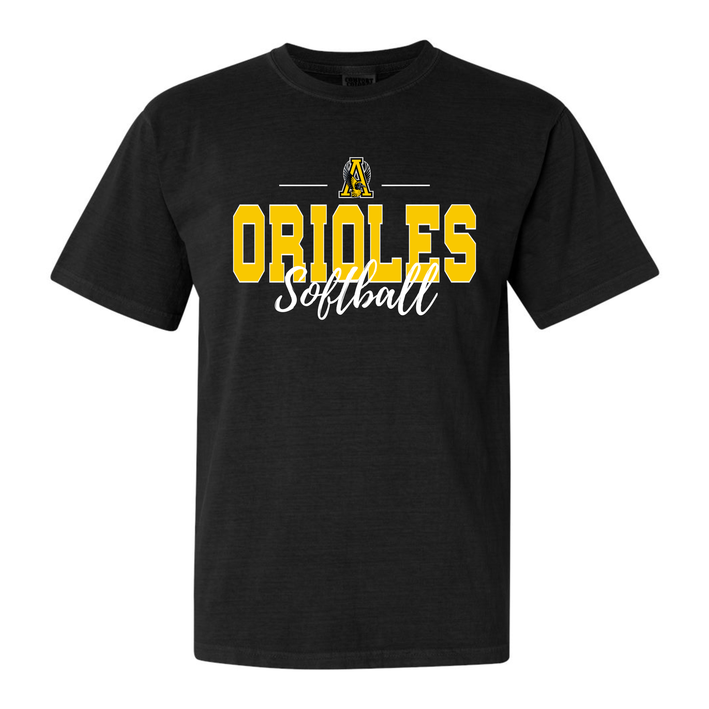 Softball Script Adult Tee
