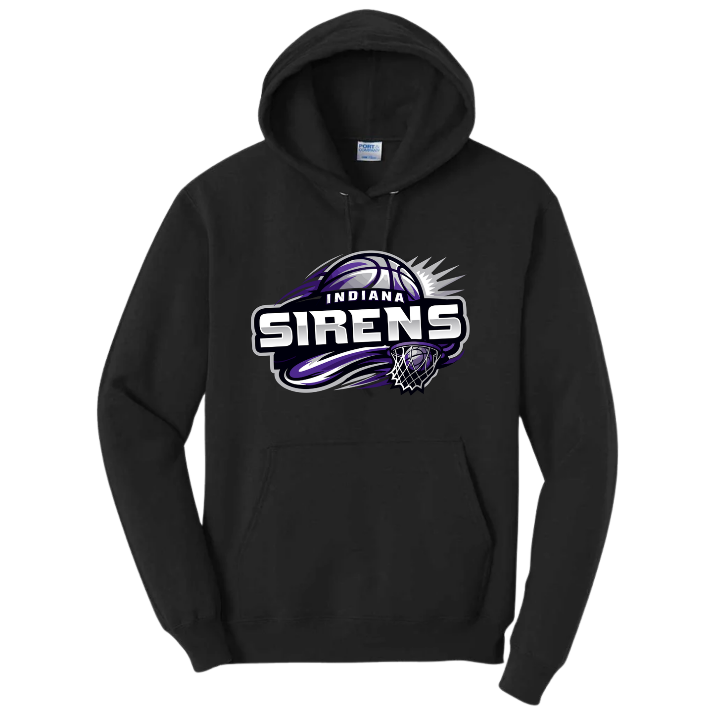Sirens Hoops Black Hoodie